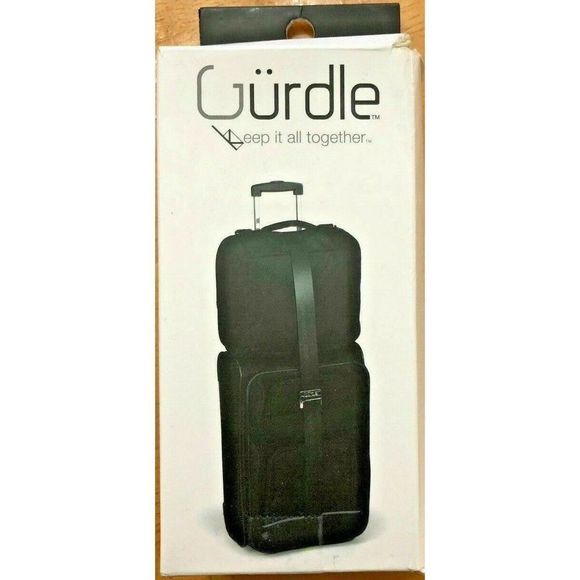 Guardle Black 3 In 1 Luggage, Compression & ID Strap - Picture 1 of 2